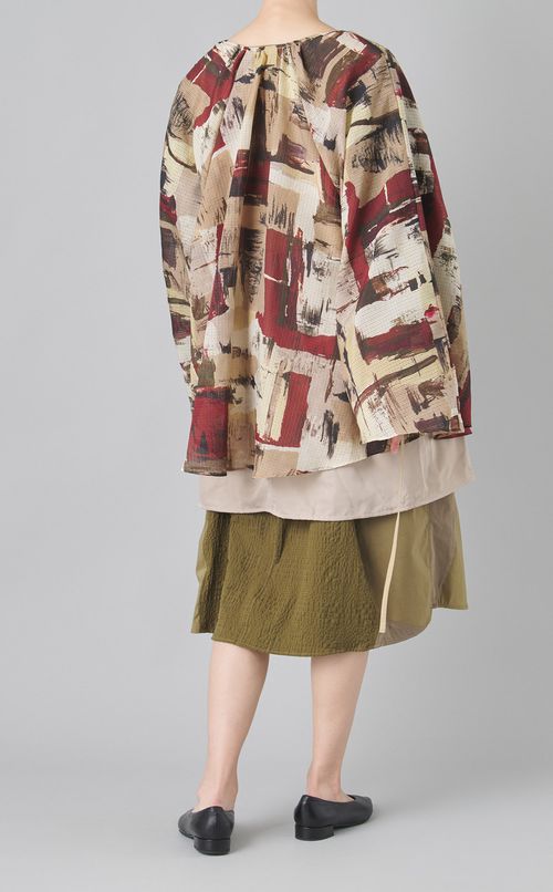 【reADdress】レイヤードシフォンワンピース