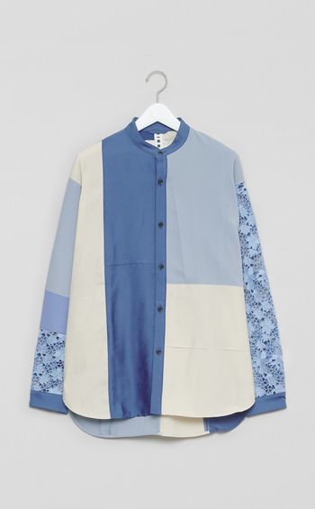 【reADdress】リメイクスタンドカラーシャツ