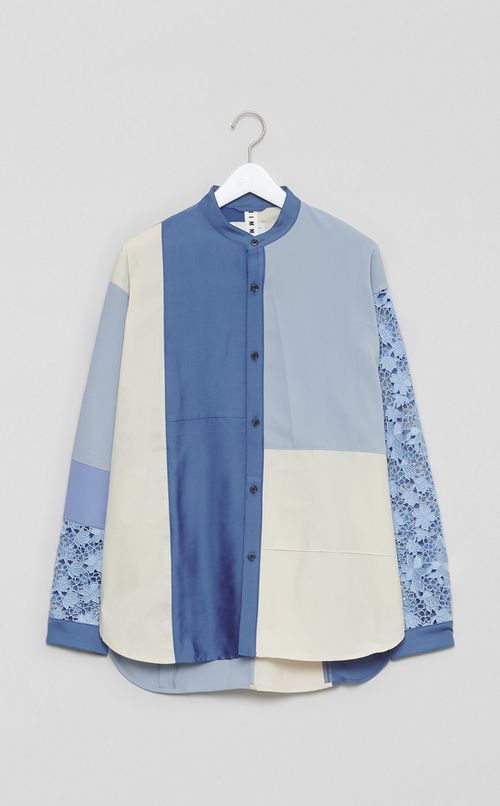 【reADdress】リメイクスタンドカラーシャツ