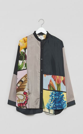 【reADdress】リメイクスタンドカラーシャツ