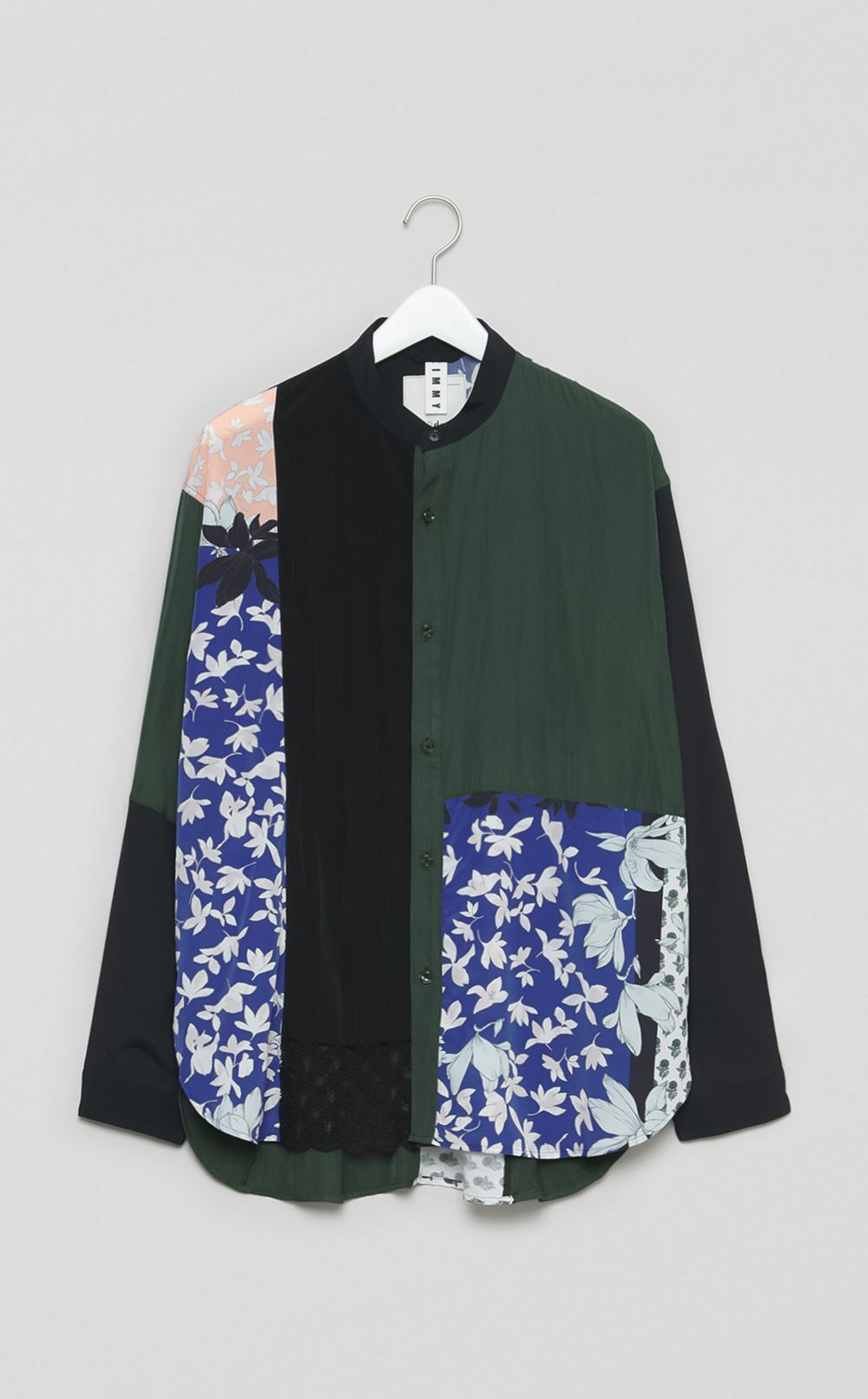 【reADdress】リメイクスタンドカラーシャツ