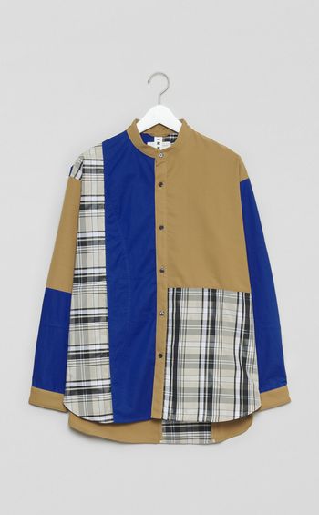 【reADdress】リメイクスタンドカラーシャツ