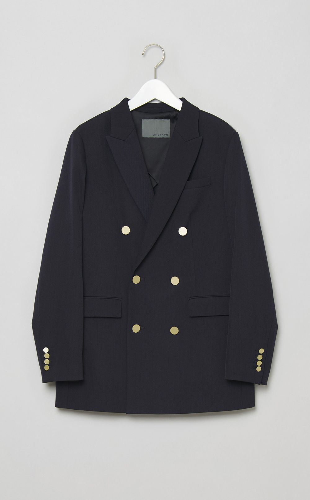 メタルボタンダブルジャケット