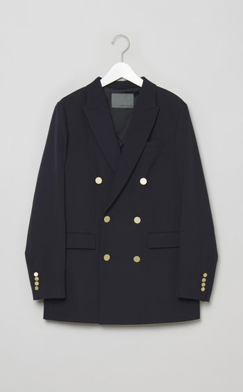 メタルボタンダブルジャケット