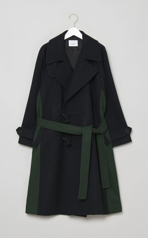 ウールダッフルPコート