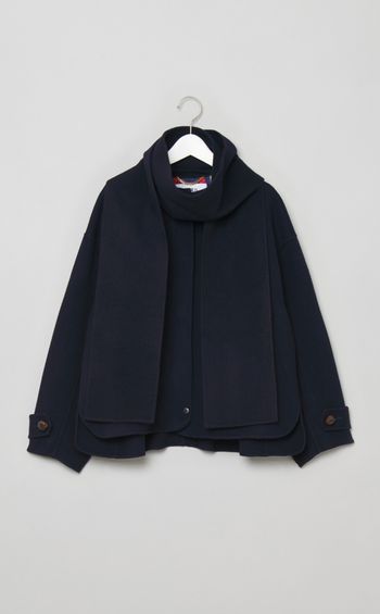 リバー仕立てショートコート