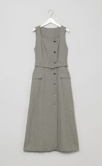 ダブルヘリンボーンジレワンピース