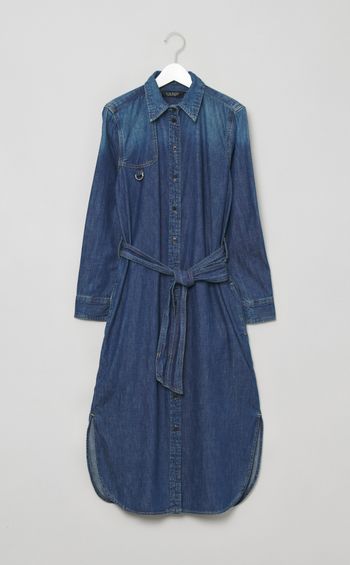 デニムシャツワンピース