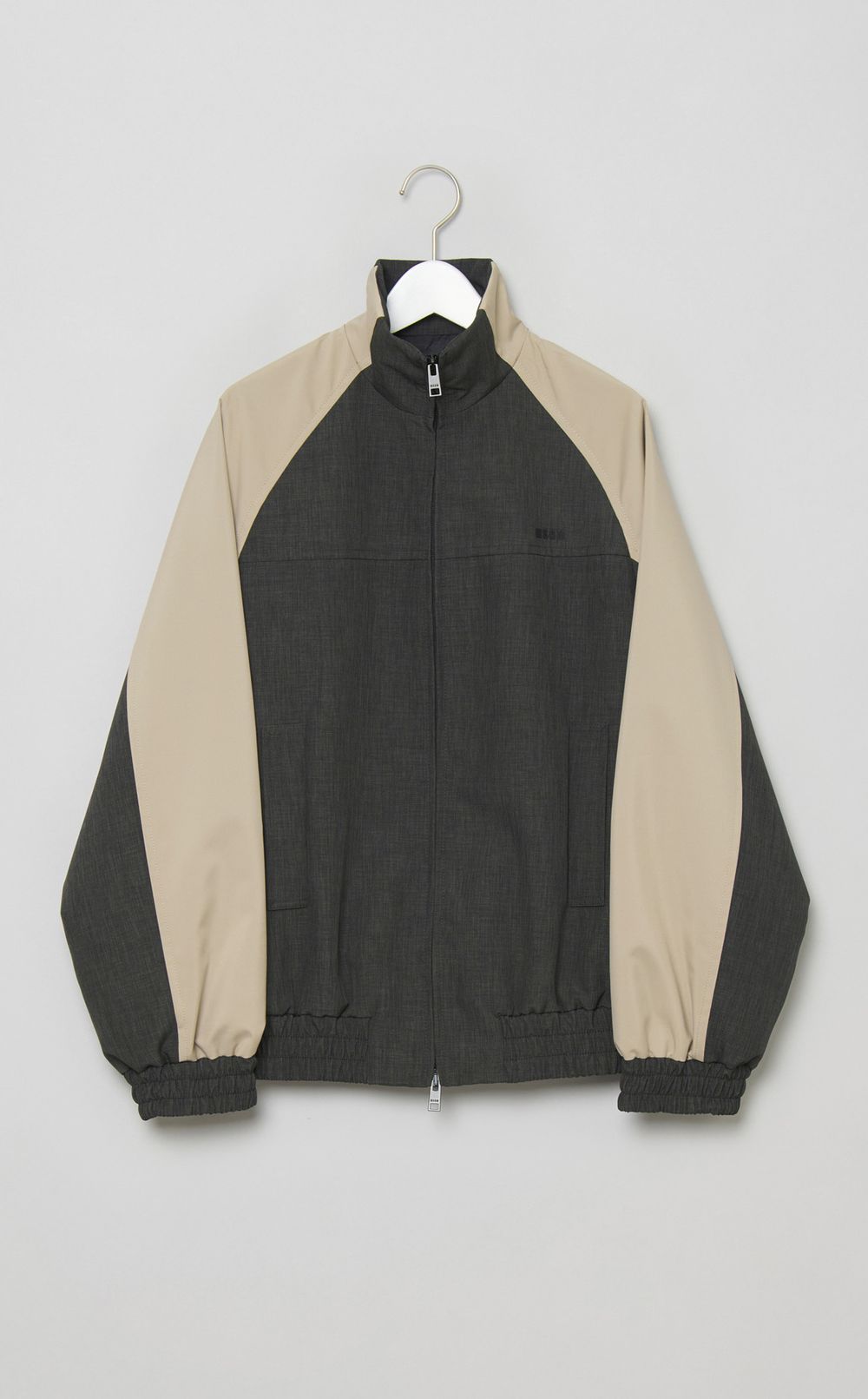 オーバーサイズ配色ダブルジップブルゾン