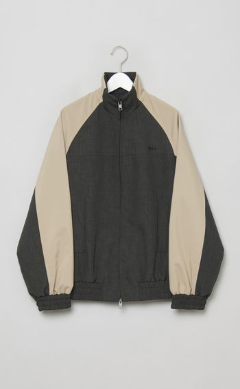 オーバーサイズ配色ダブルジップブルゾン