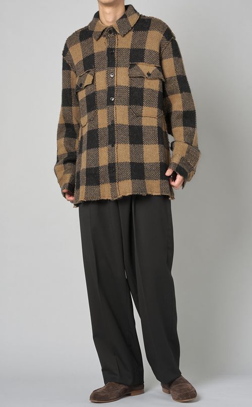 ウールツイルワイドパンツ