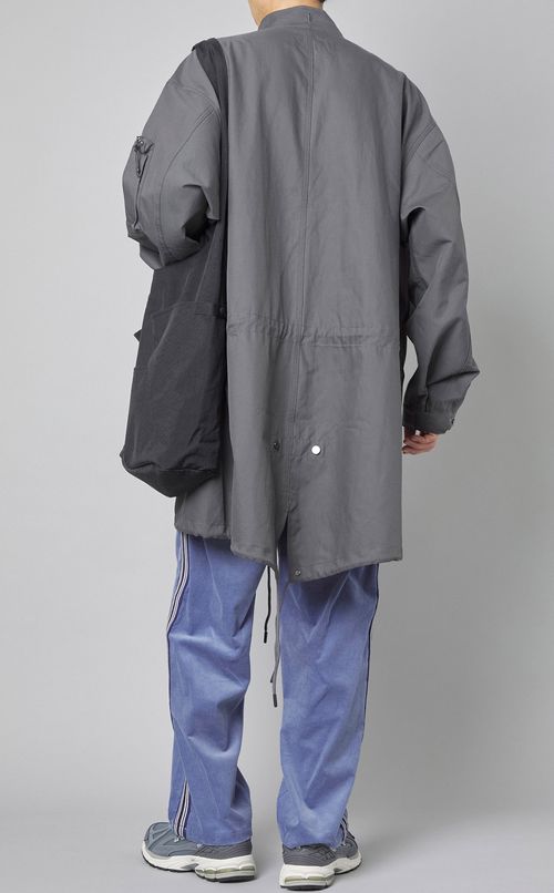 コットンナイロンフィッシュテールコート