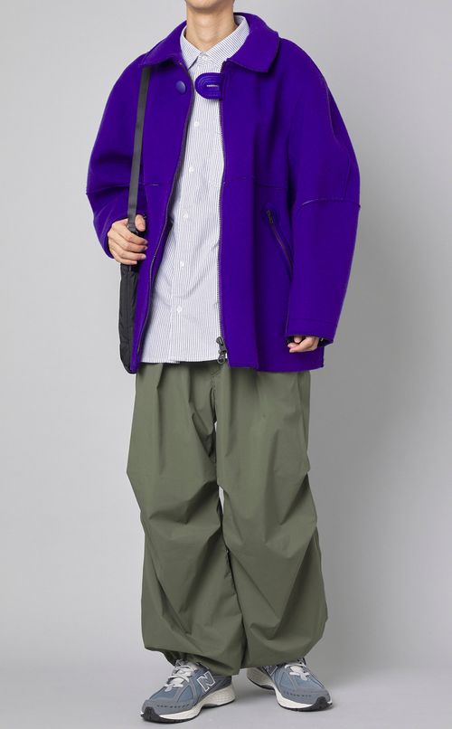 リラックスフィットストライプシャツ