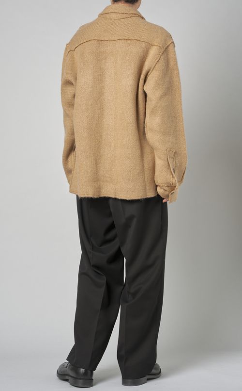 ニットシャツジャケット