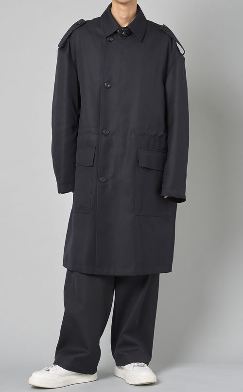 ウールギャバパネルパンツ