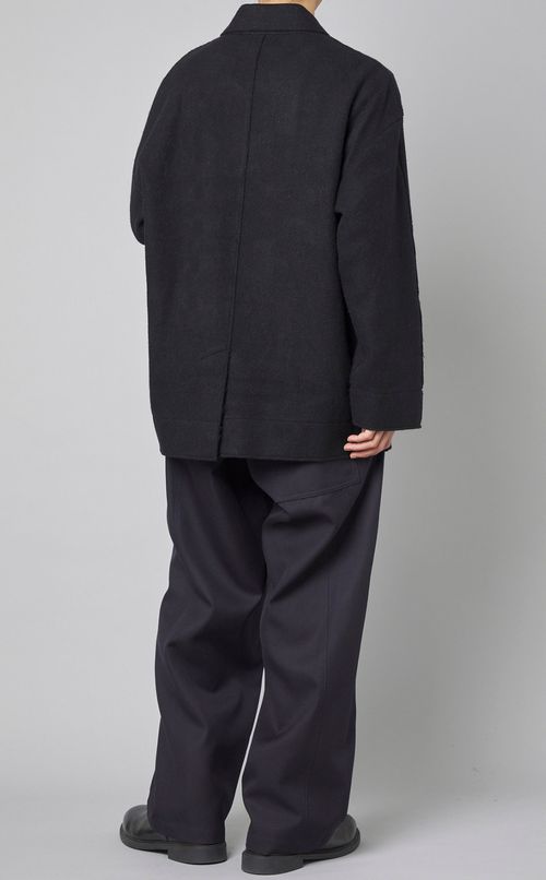 ニットカバーオールジャケット