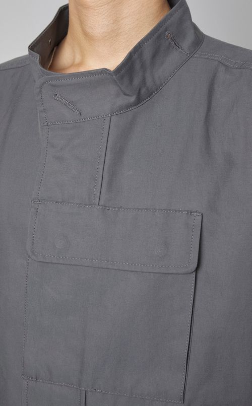 コットンナイロンフィッシュテールコート