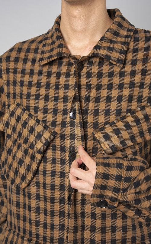 ブロックチェックM65ジャケット