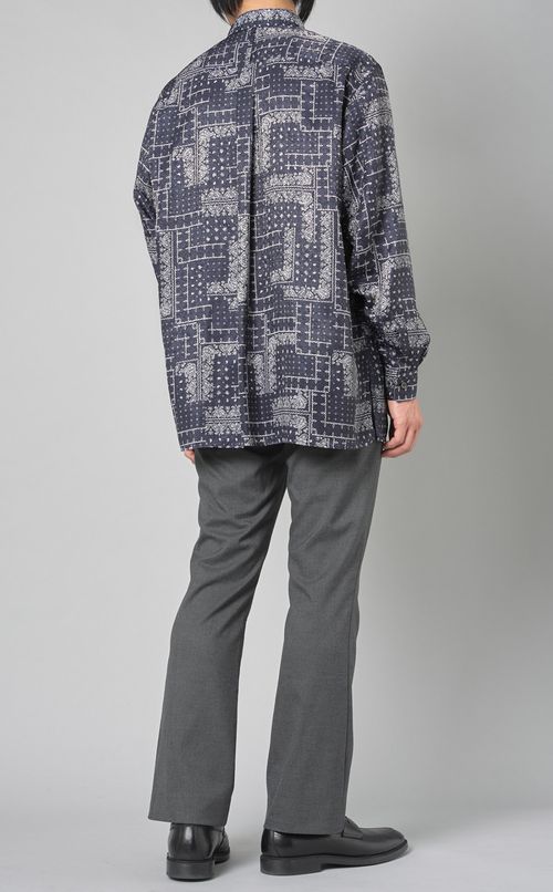 ポリレーヨンフレアパンツ