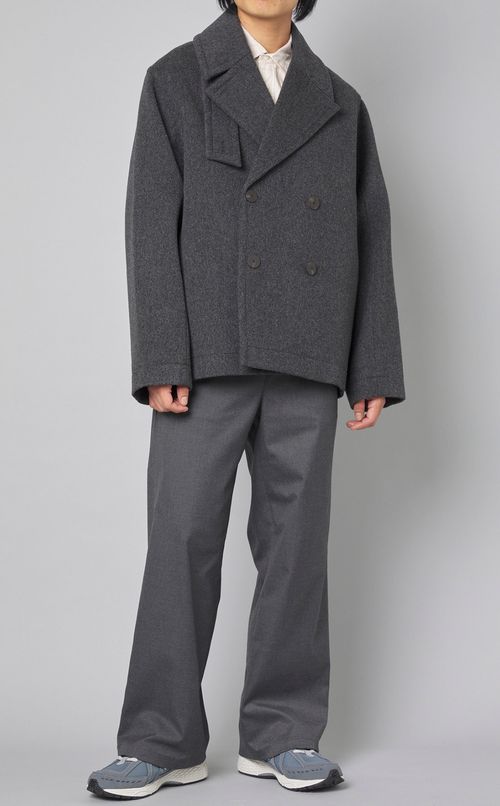 ブラッシュドウールPコート