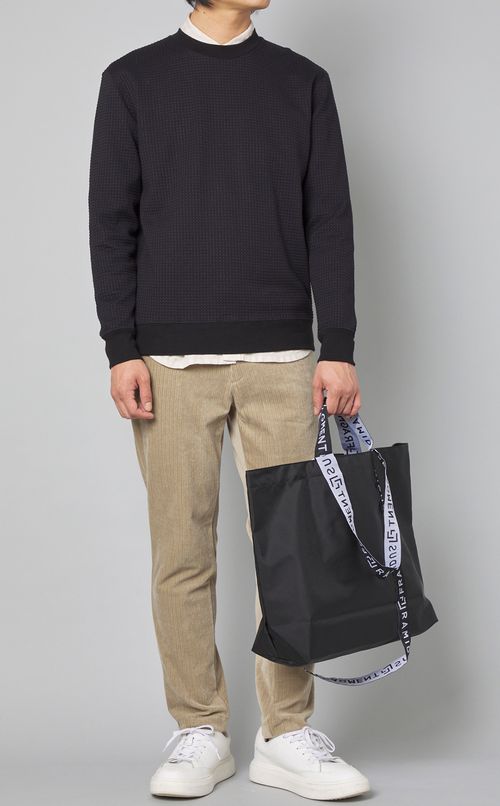 ワッフルロングスリーブスウェット