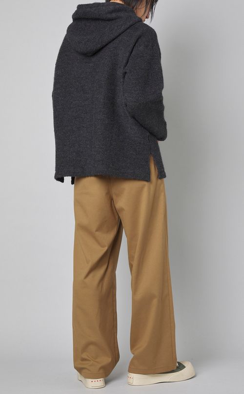 ウールパイルフーディ