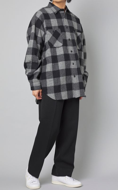 バッファローチェックビッグシャツ