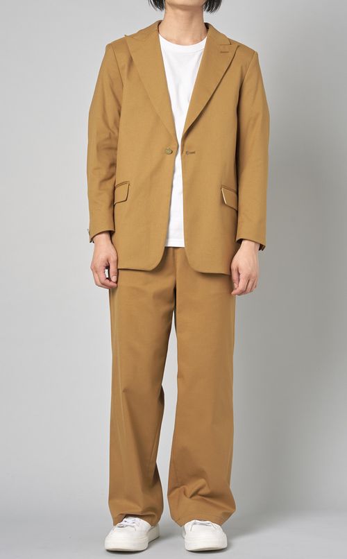 ポリレーヨンピークドジャケット