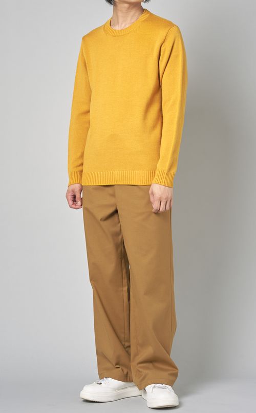 メリノベーシッククルーネックニット