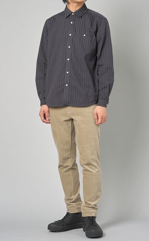 ピースダイストライプシャツ