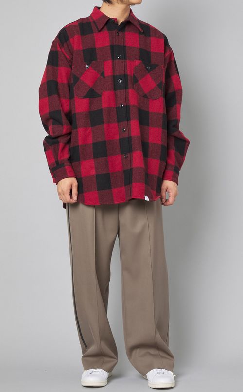 バッファローチェックビッグシャツ