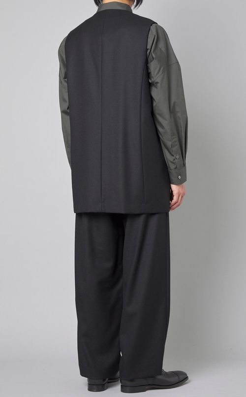 ロングテーラードジレ