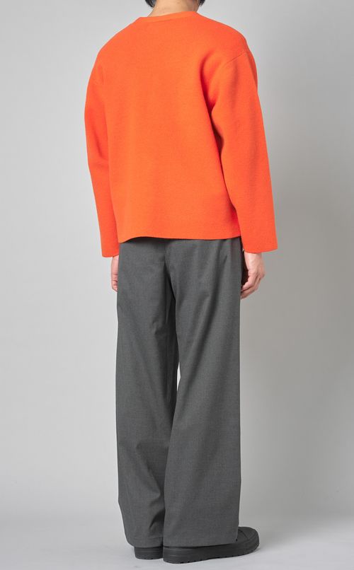 ラムウールVネックカーディガン