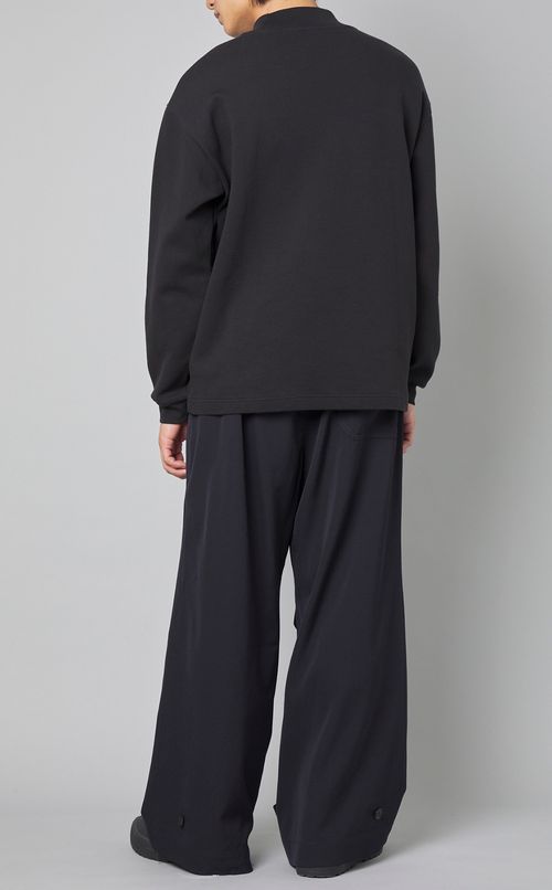 ウールギャバジンニーポケットパンツ