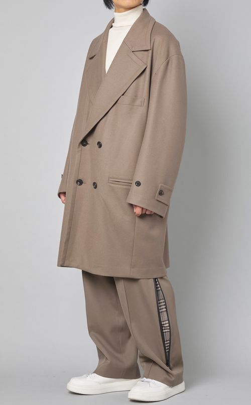 ボンディングメルトンハーフコート