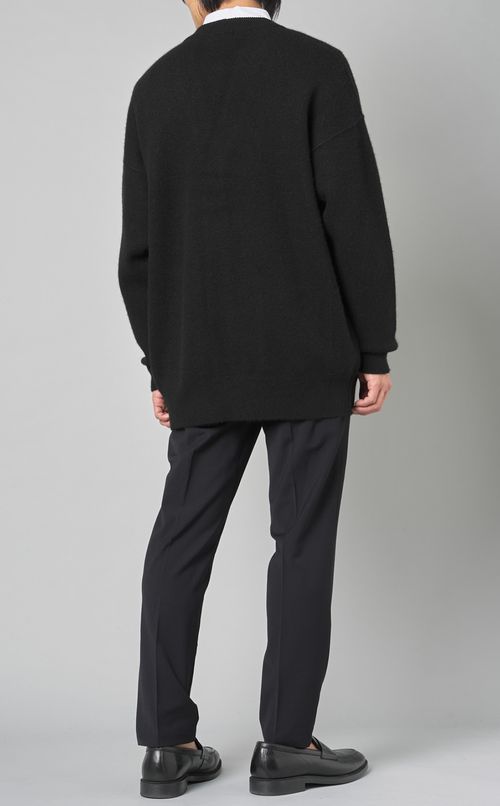 ヤクミラノリブカーディガン