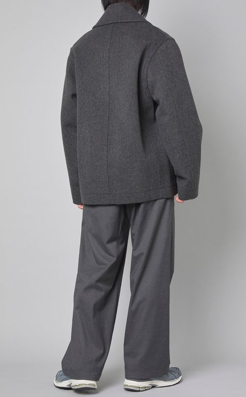 ブラッシュドウールPコート