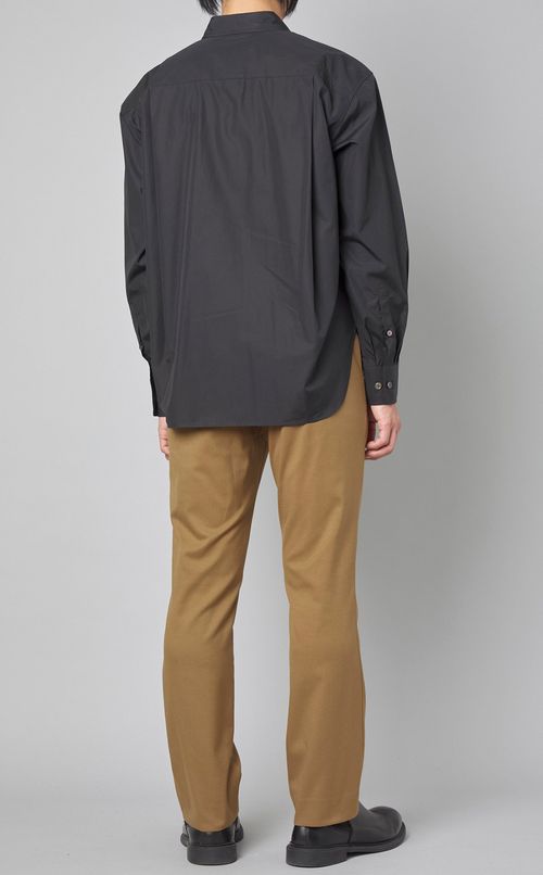 コットンポプリンレギュラーカラーシャツ