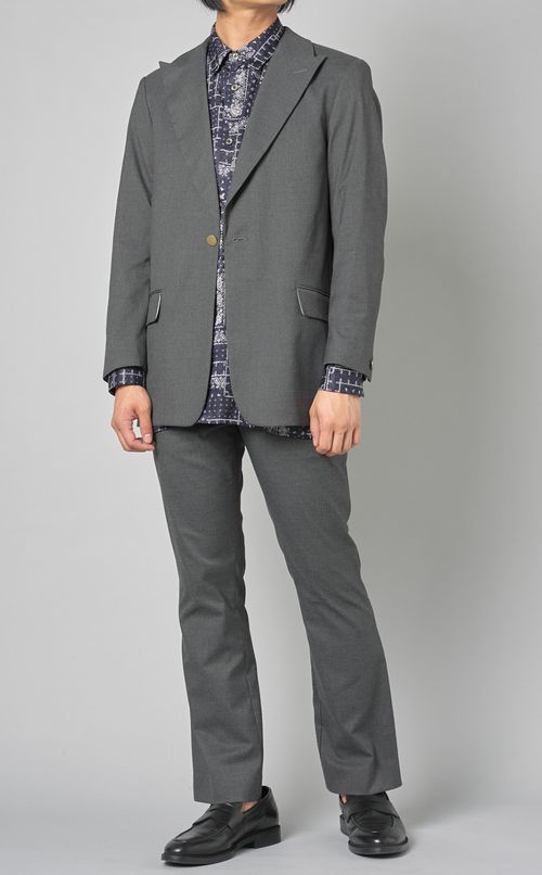 ポリレーヨンフレアパンツ