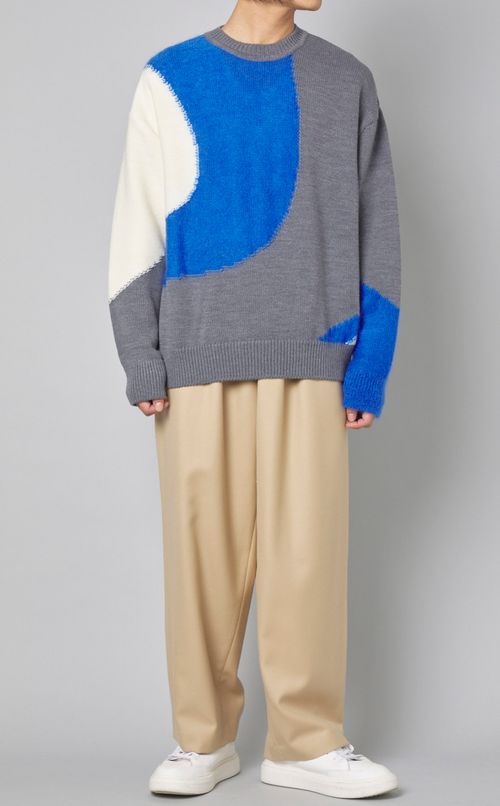 ベルテッドワイドトラウザー