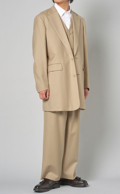 ロングテーラードジレ