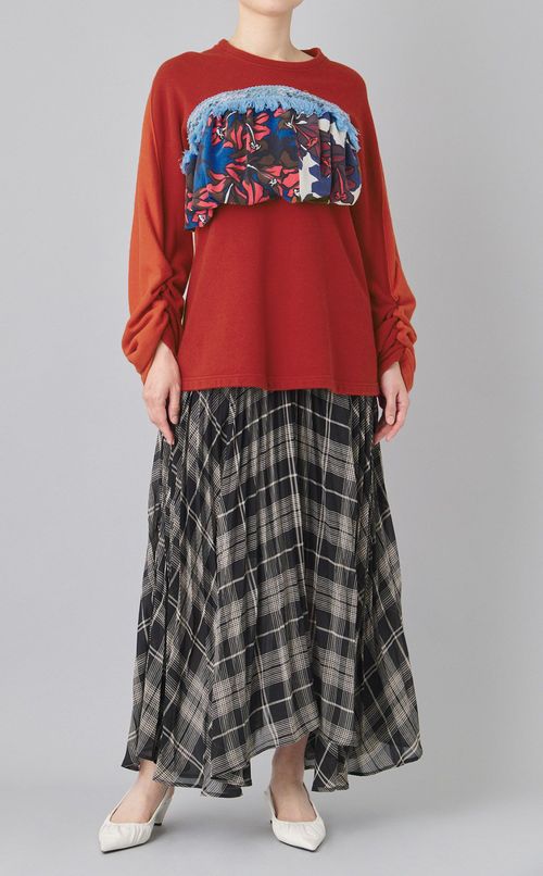 【reADdress】ギャザースリーブカットソー