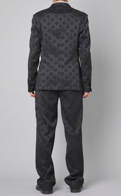 フラワーパターンタキシードジャケット