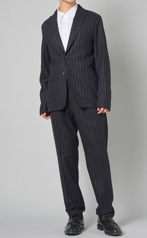 ストライプテーパードパンツ