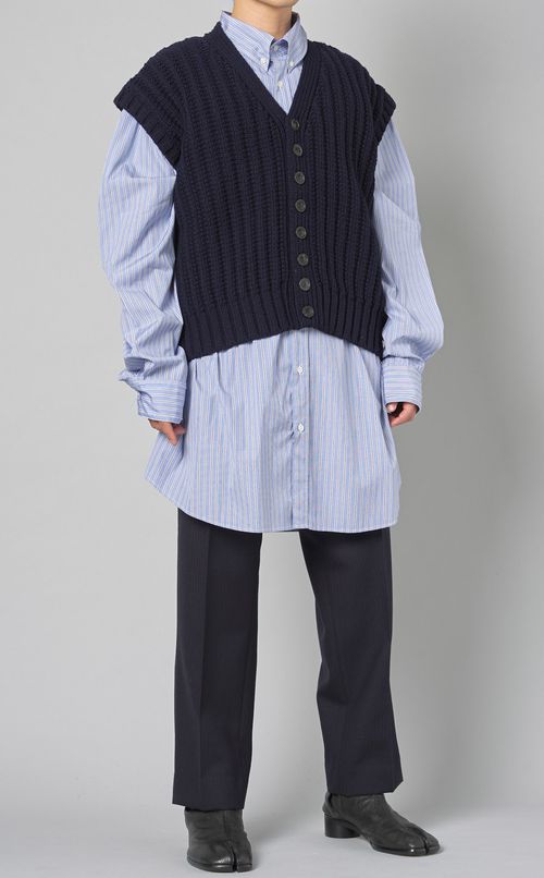 リブニットベスト