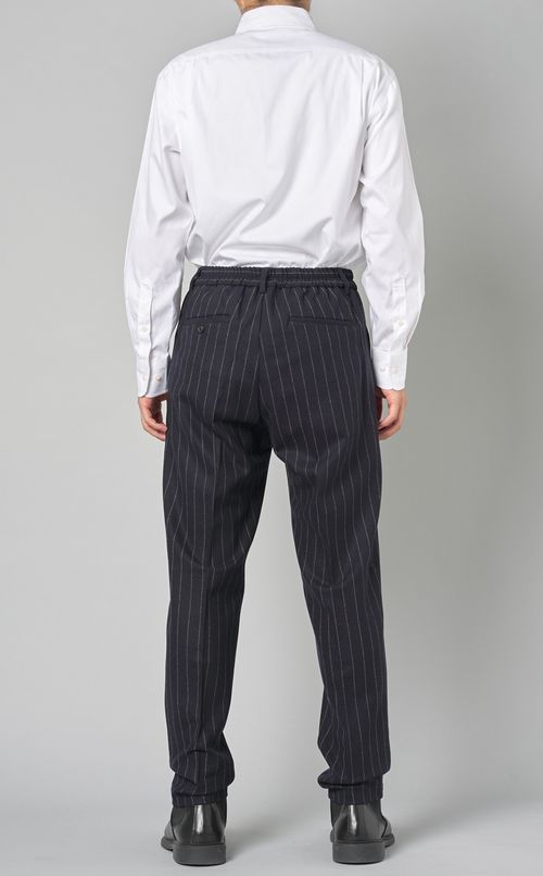 ストライプテーパードパンツ