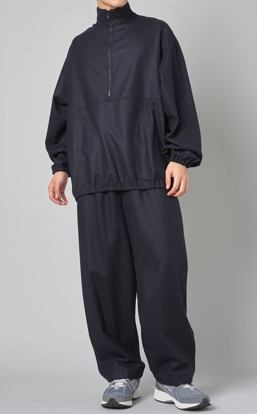ハーフジップトラックジャケット