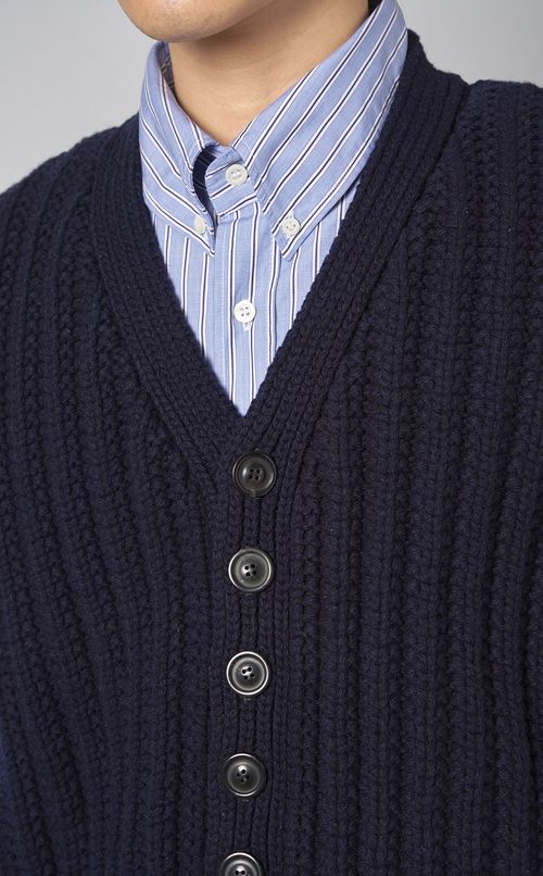 リブニットベスト