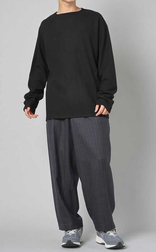 ツータックワイドオフィサーパンツ