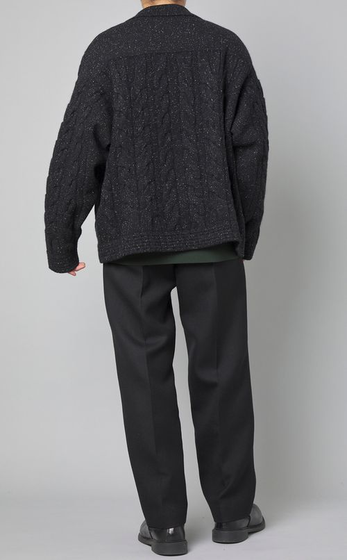 ニットブルゾン